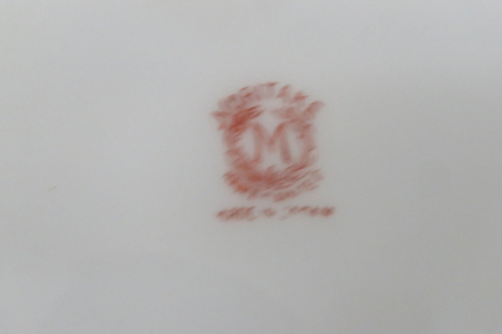 Noritake Lusterware Poppy Flower 7 Pc Cake Plate and 6 Dessert Plates - 10