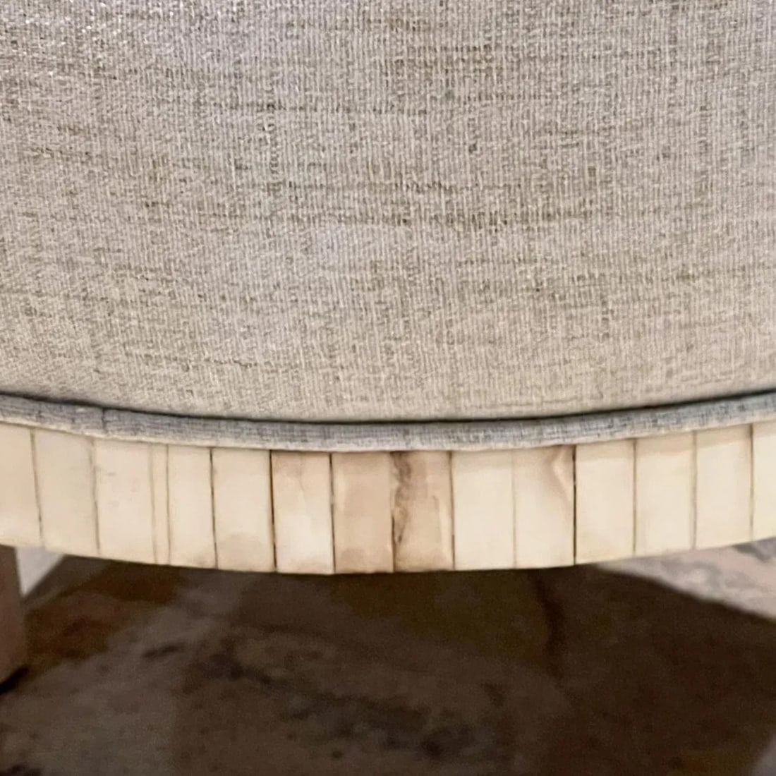 1970s Enrique Garcel Armchair Tessellated Bone Inlay Colombia - 3