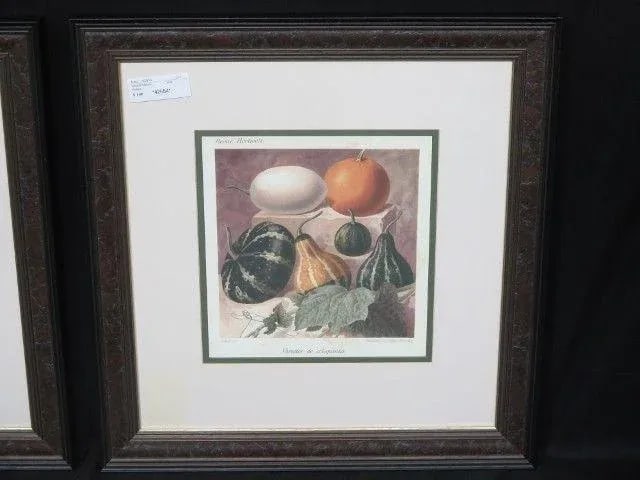 W. King Ambler Decorative Framed Fruit Prints - a Pair - 3