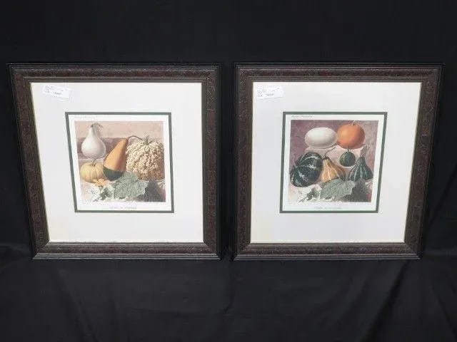 W. King Ambler Decorative Framed Fruit Prints - a Pair - 9