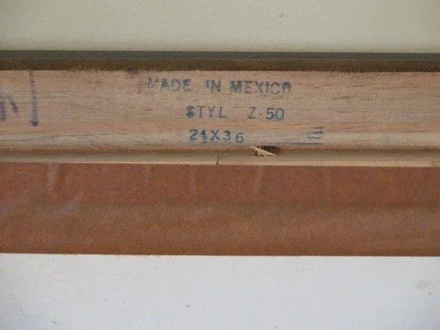 Large "Hunt Scene" Decorative Framed & Matted Print - 7