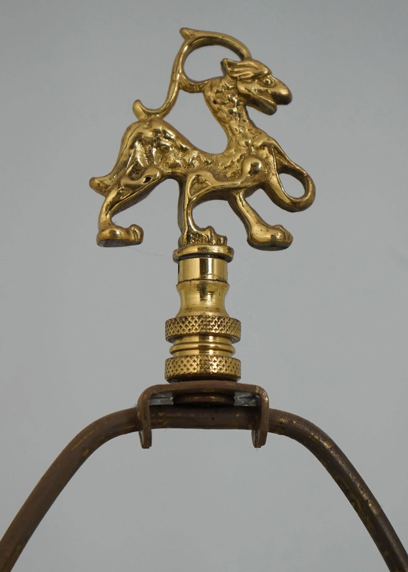 Faux Paint Decorated Urn Torch Lamps - a Pair - 4