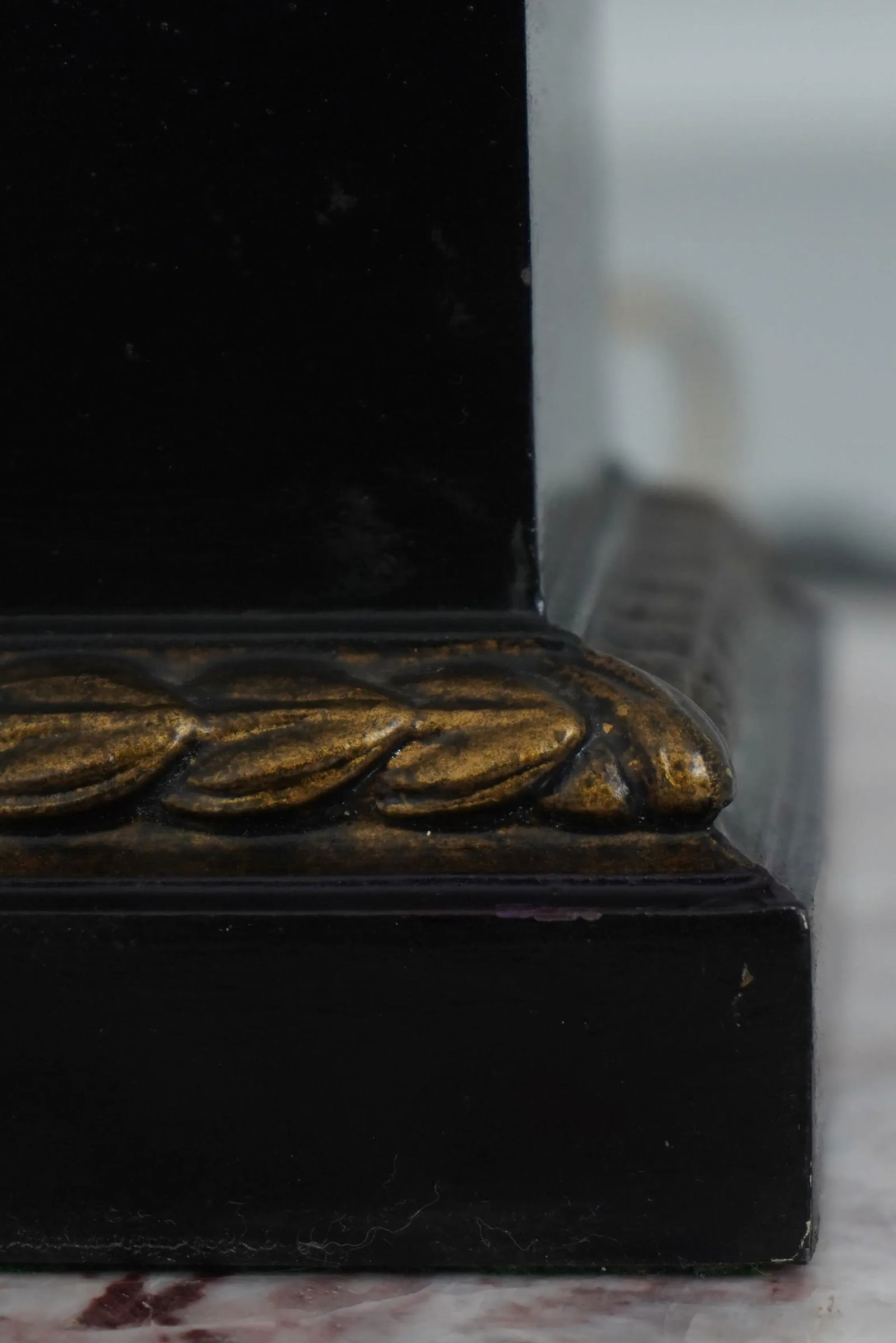 Faux Paint Decorated Urn Torch Lamps - a Pair - 8