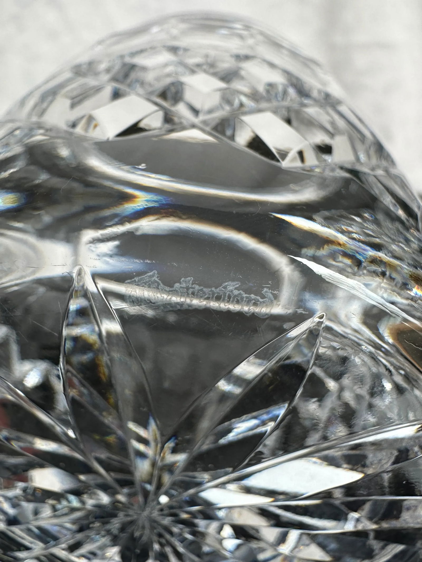 Late 20th Century Waterford Crystal Colleen Pattern Glass Biscuit Jar - 6