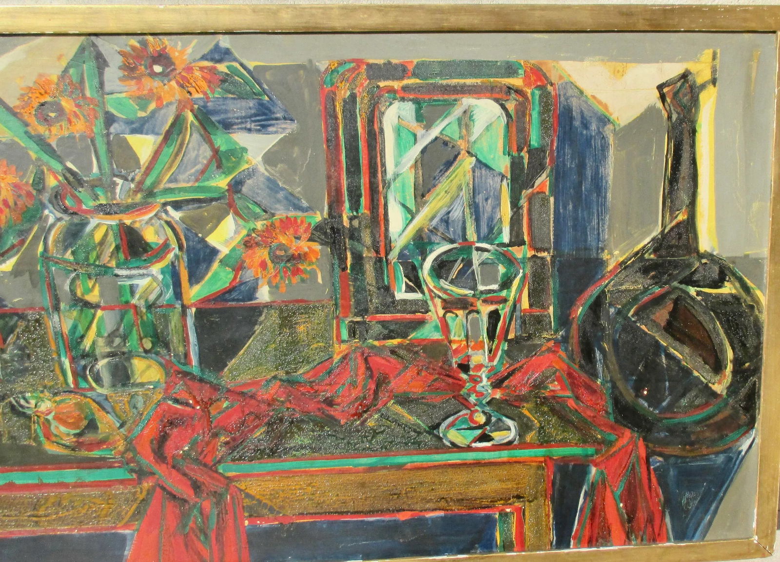 Michel Patrix Stilllife on Panel Circa 1950's - 11