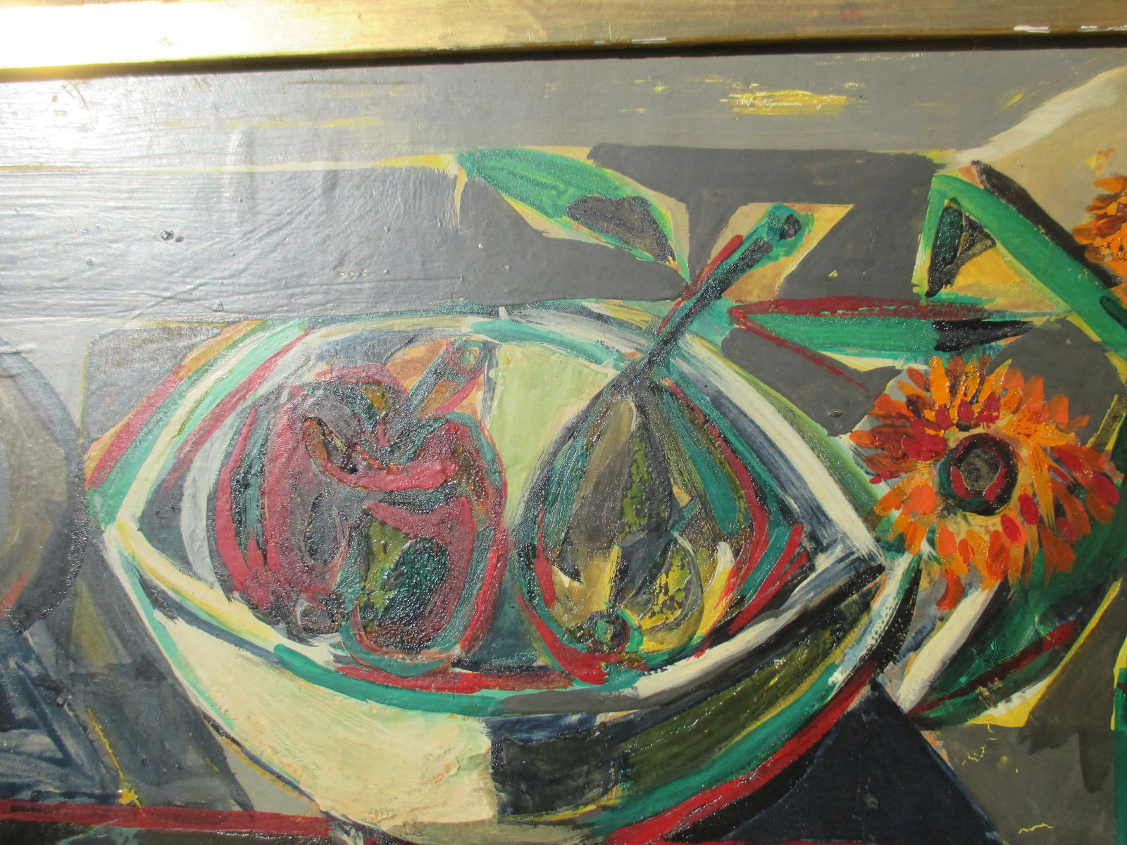 Michel Patrix Stilllife on Panel Circa 1950's - 4