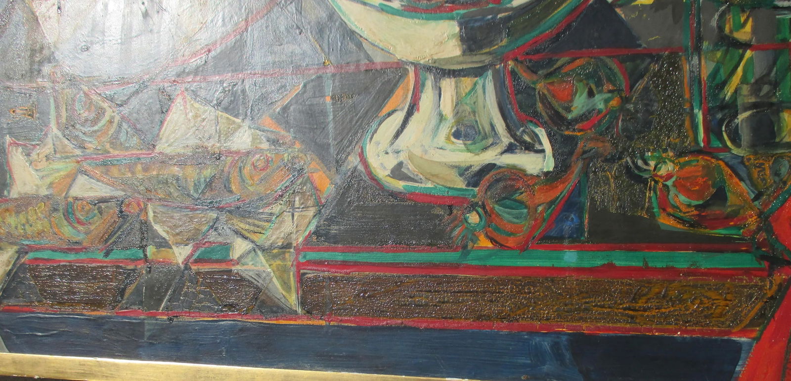 Michel Patrix Stilllife on Panel Circa 1950's - 7