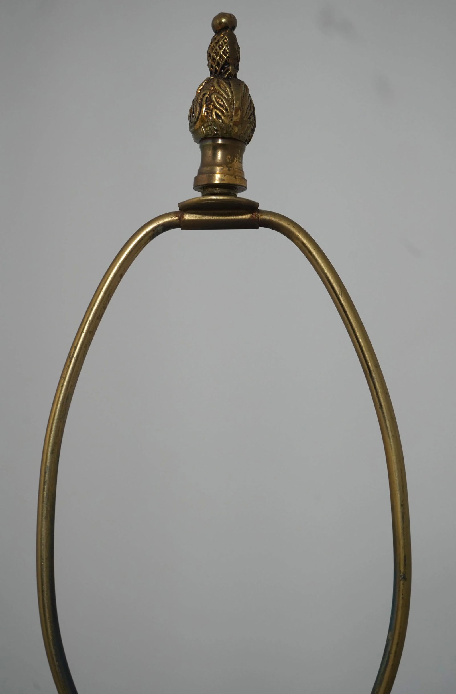 Empire Style Black Porcelain Urn & Brass Lamp - 4