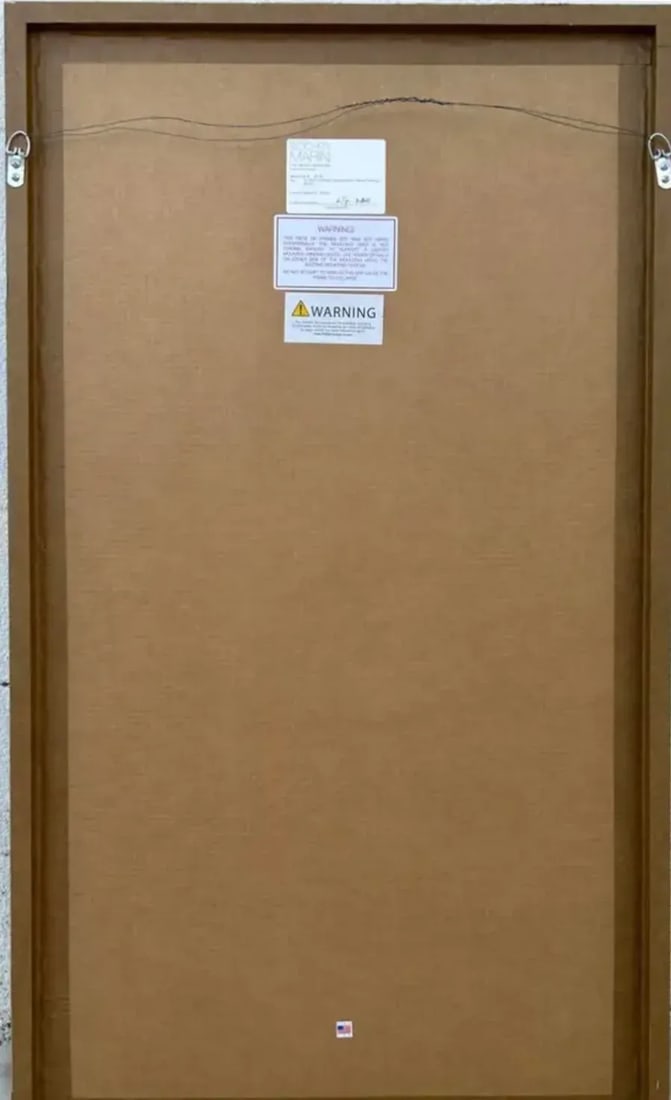 Dana Gibson Large Framed Orange Tiger Print - 6