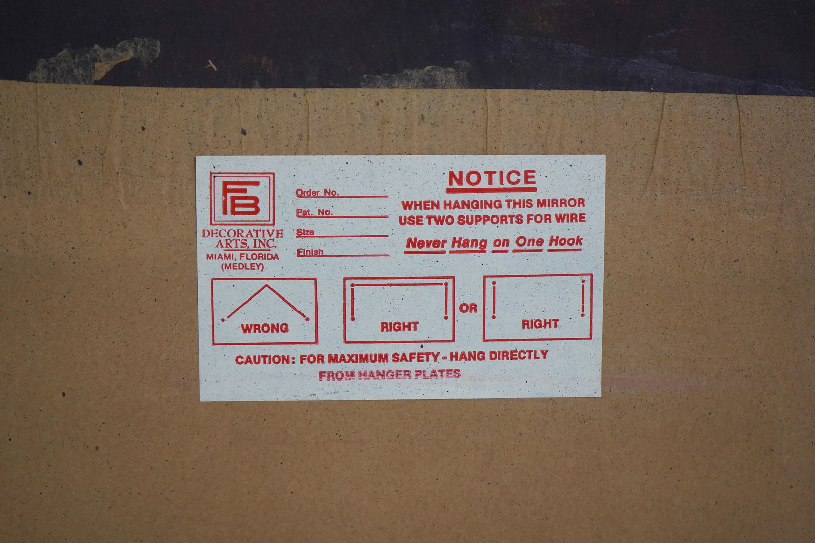 Friedman Brothers Georgian Style Mirror - 12