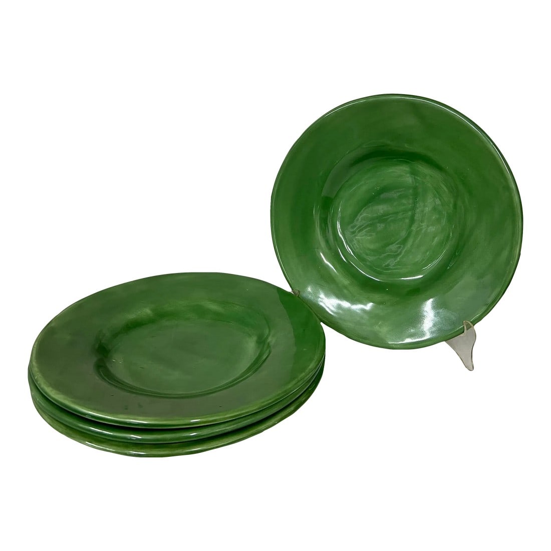 Pottery Barn Green Pasta Bowls - Set of 4 (1 of 4)