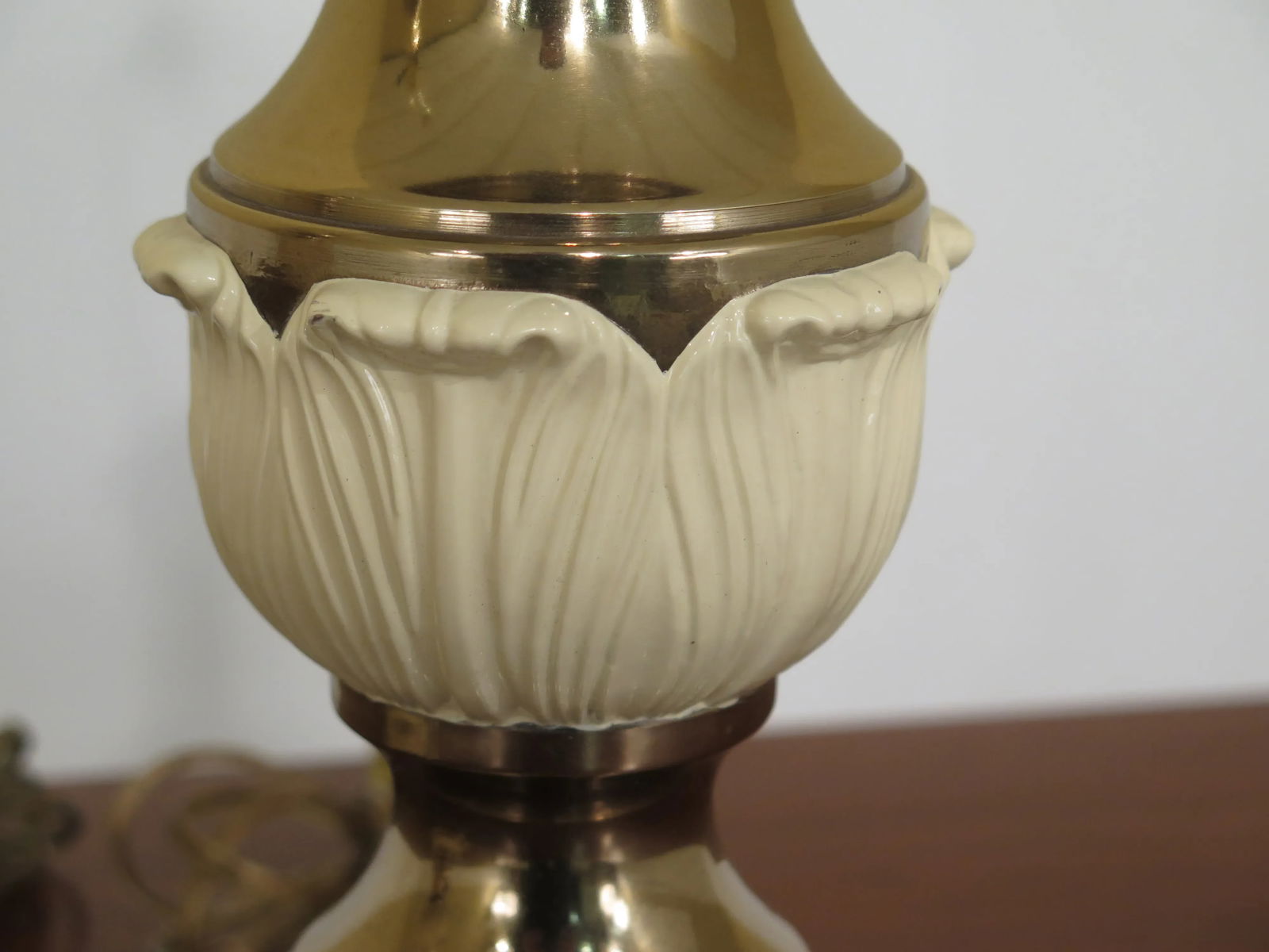 Rembrandt Regency Style Brass Table Lamps - a Pair - 3