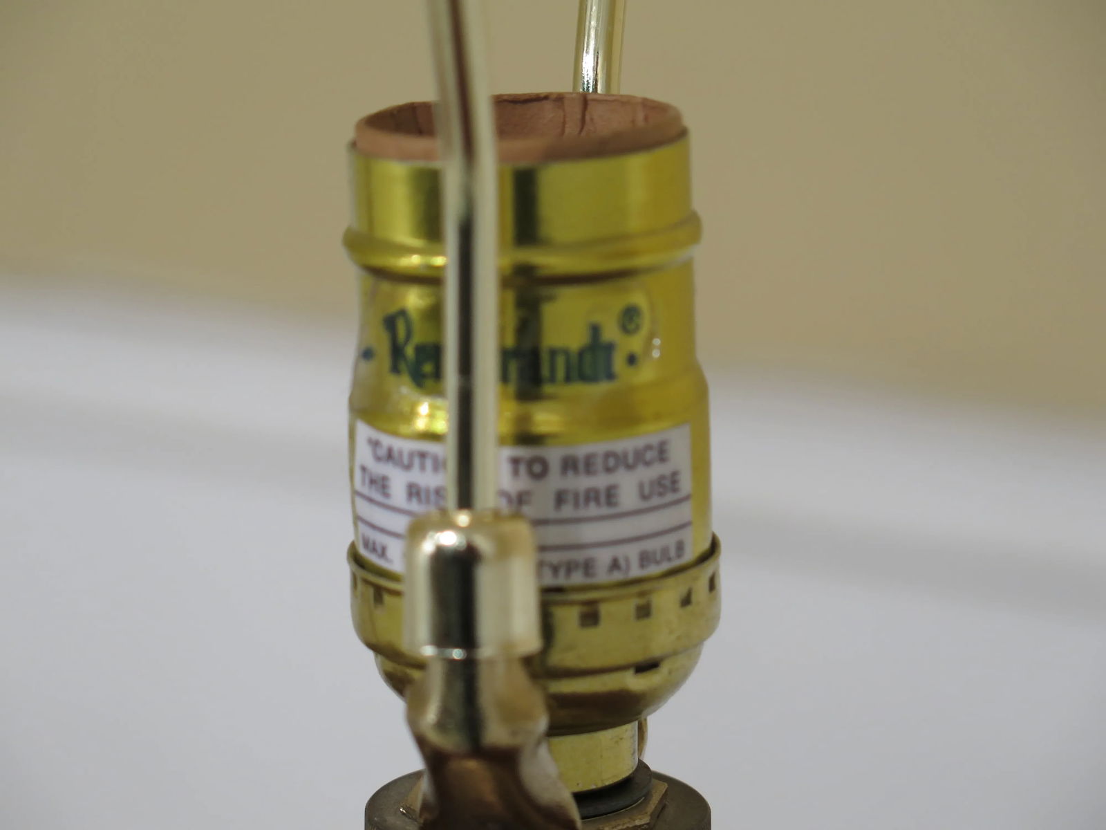 Rembrandt Regency Style Brass Table Lamps - a Pair - 5