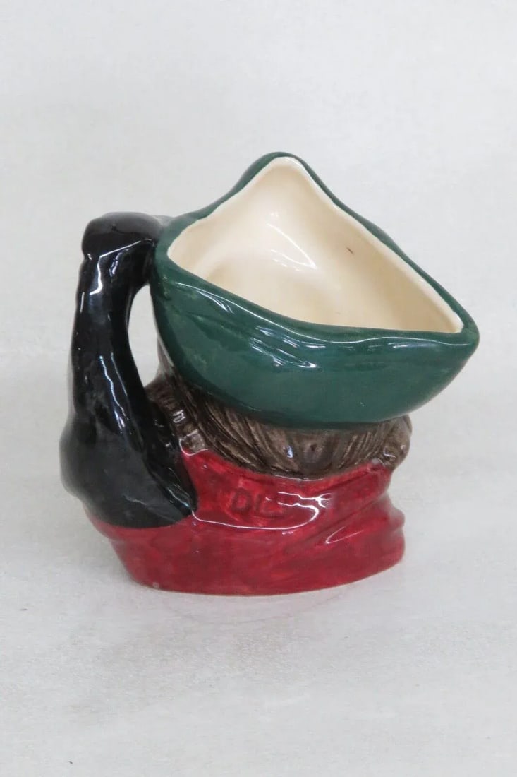 Royal Doulton Dick Turpin D6535 English Ceramic Small Character Jug - 3