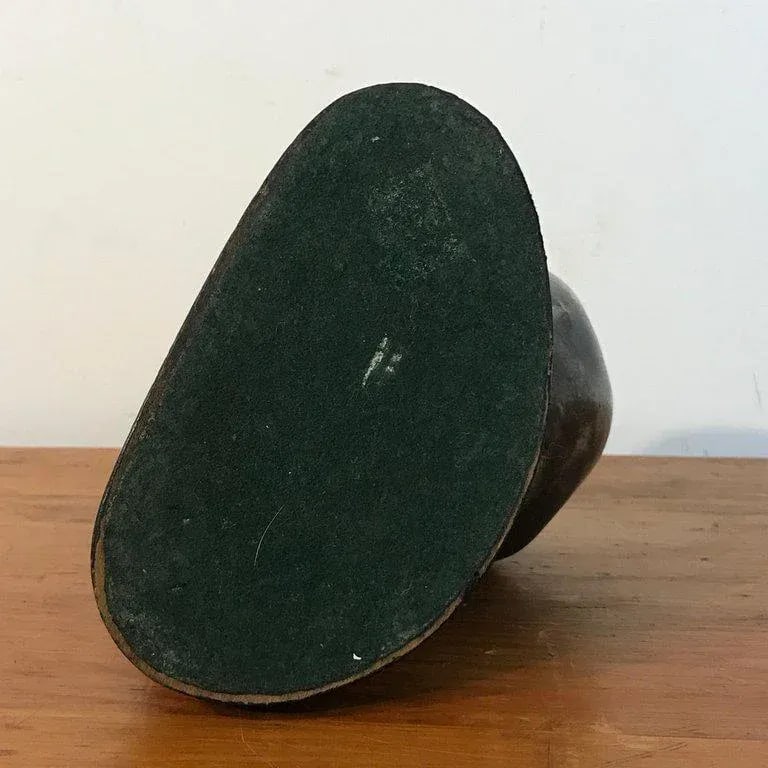 Early 20th Century Art Deco Zinc Flapper Portrait Bust - 5