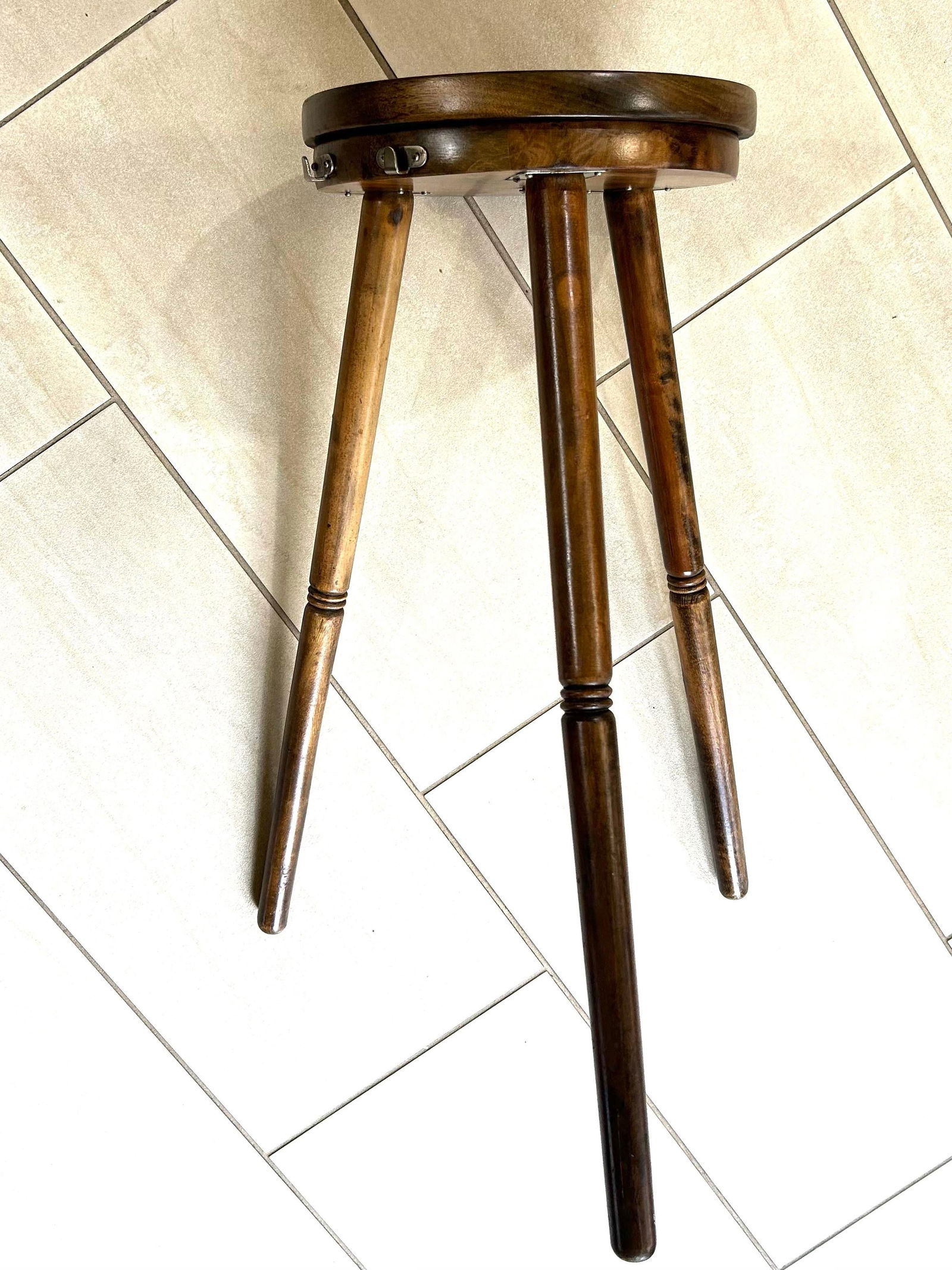 Vintage Mid-Century Repurposed Rotating Shabby Chic Planter or Serving Bowl - 3 Pieces - 4