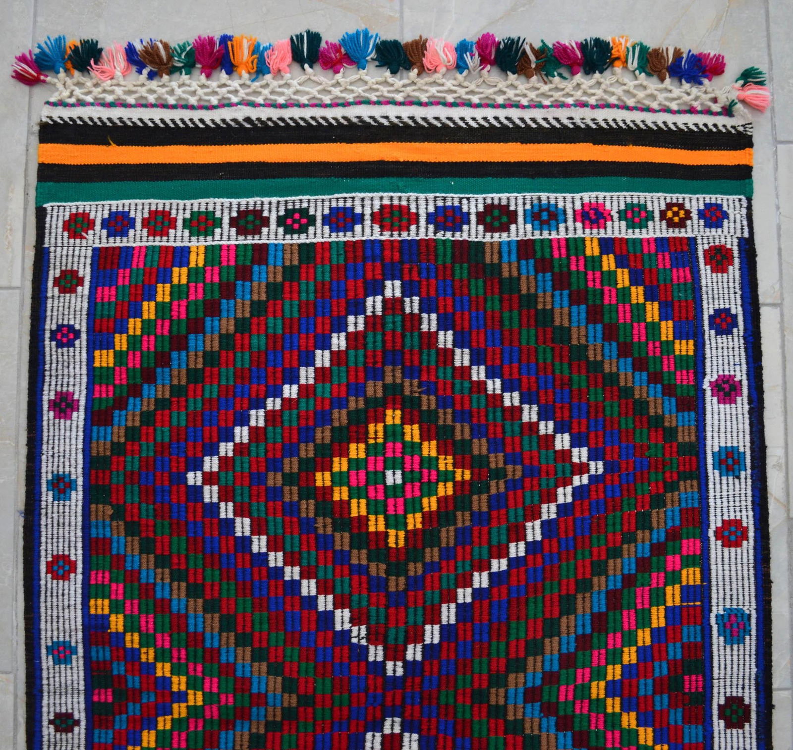 Turkish Rug Hand Woven Tribal Kilim Rug - 2'6" X 4'2" - 9