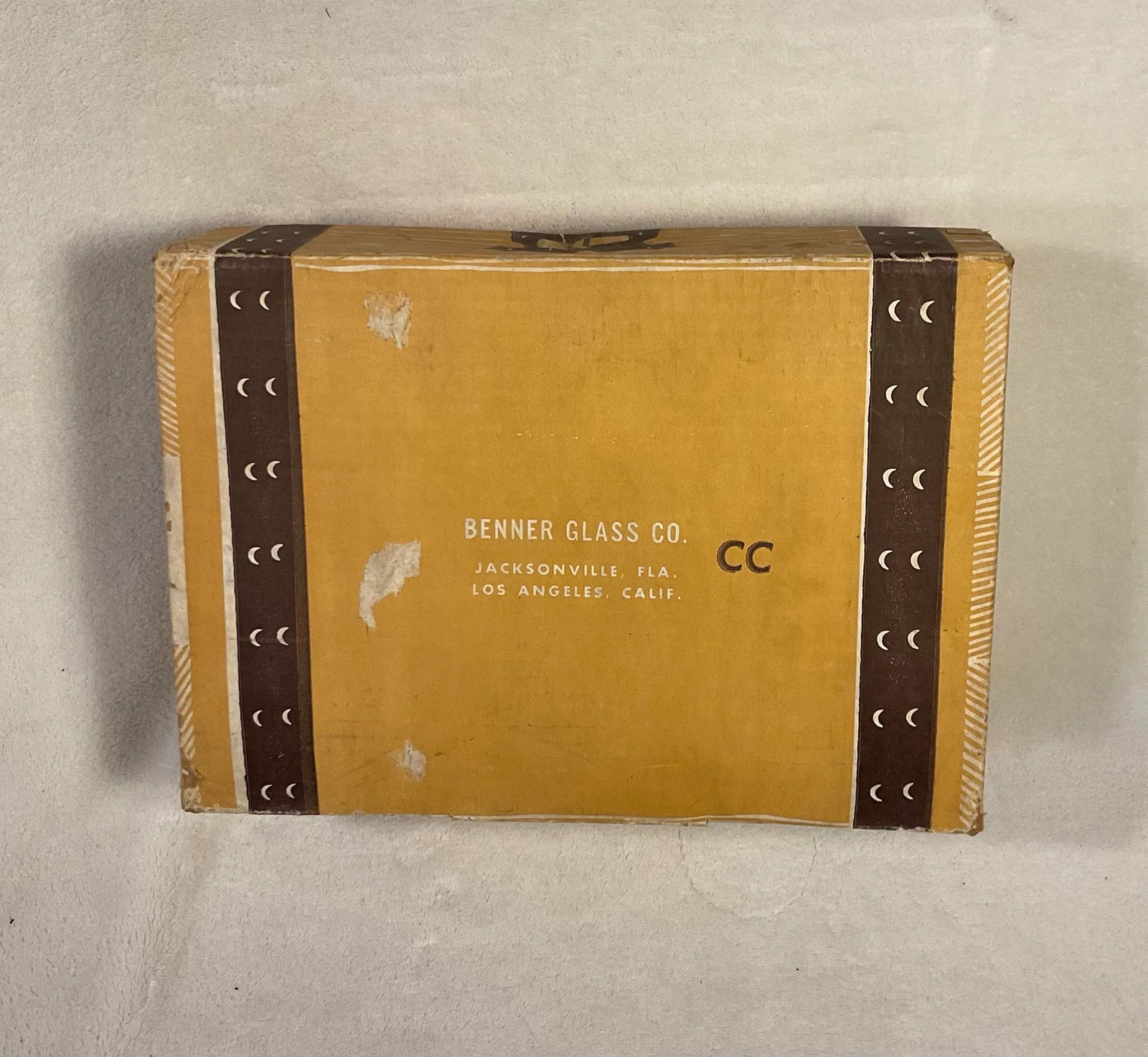 6 Pc Vintage Siesta Ware Conquistador Set With Packaging Walnut Wrap Tumblers Benner Glass Co., 60" - 11