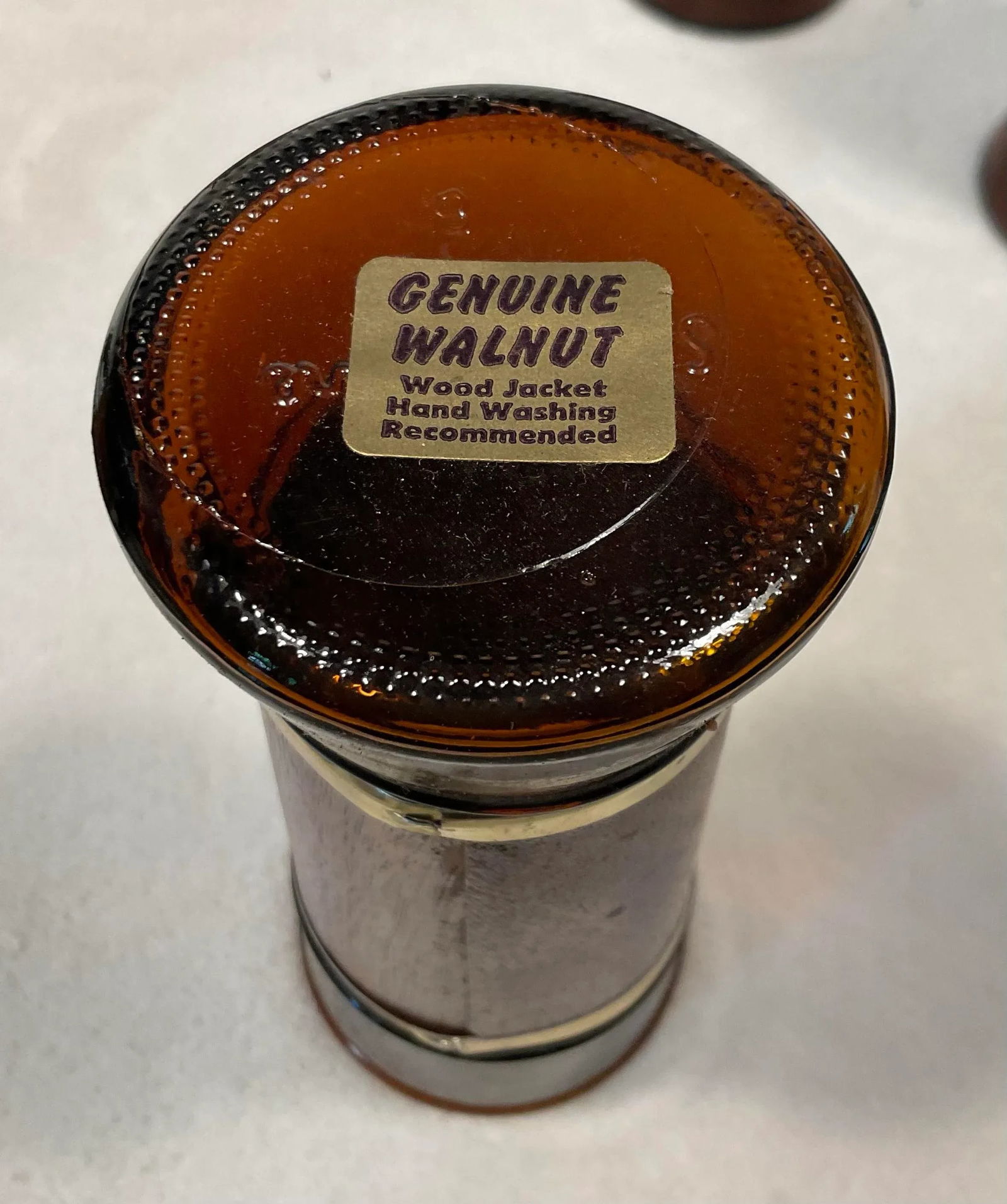 6 Pc Vintage Siesta Ware Conquistador Set With Packaging Walnut Wrap Tumblers Benner Glass Co., 60" - 7