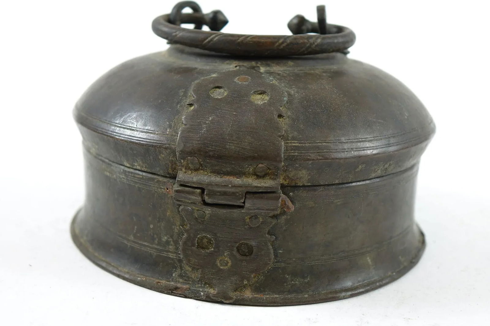 Antique Asian Lidded Trinket Jewelry Box - 3