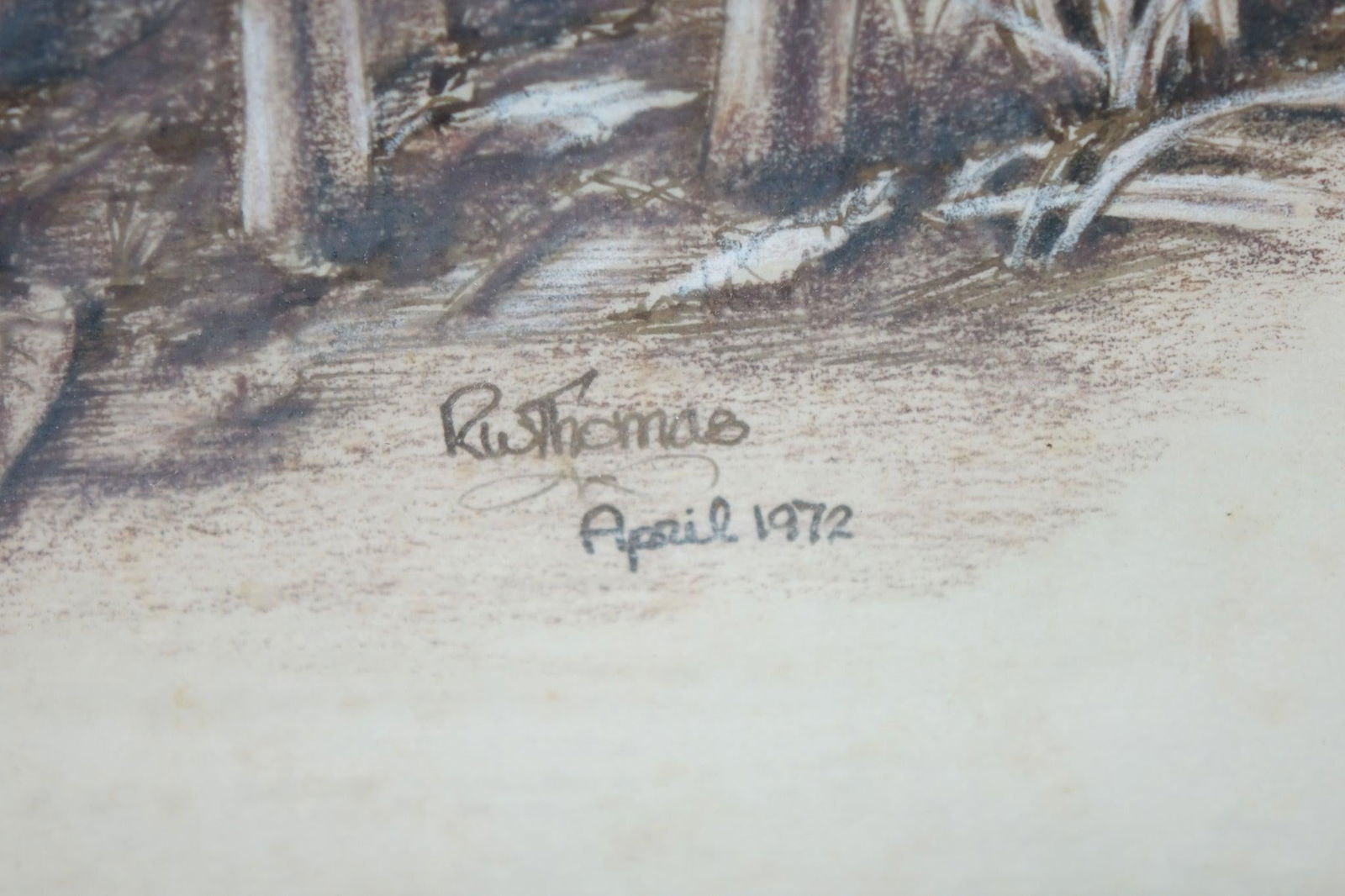 Late 20th Century The Mouse the Mushroom Original Pencil Drawling Signed, Framed - 2