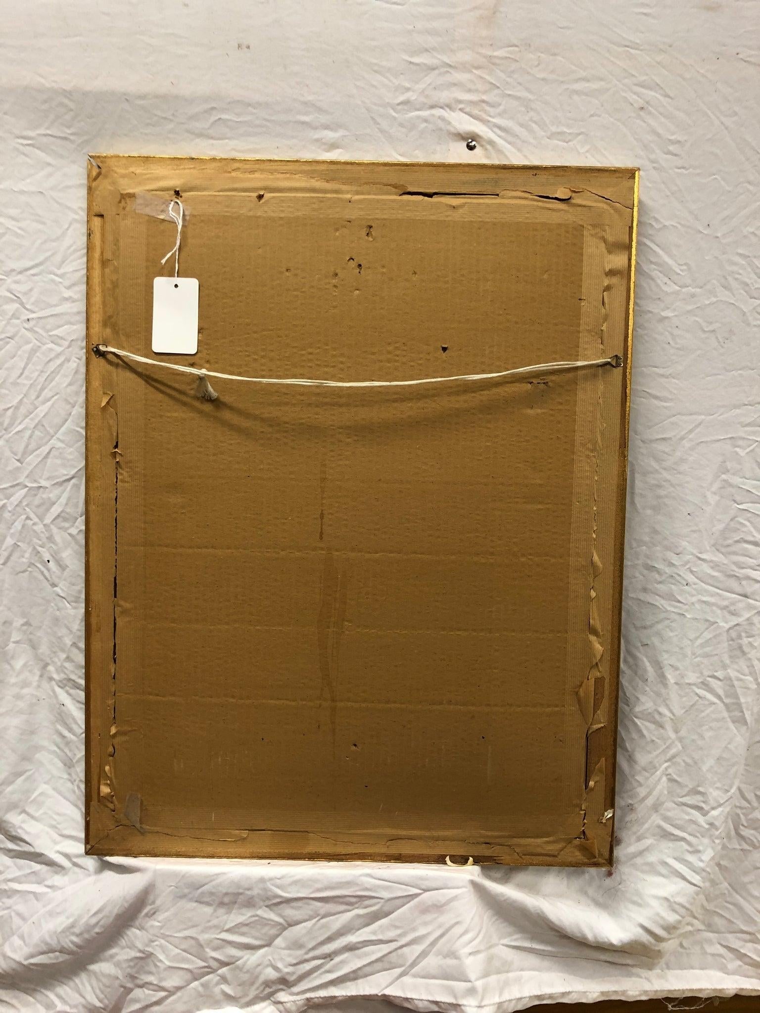 Listening to the Light - Late 20th Century Woman and the Birds Original Watercolor Signed, Framed - 5