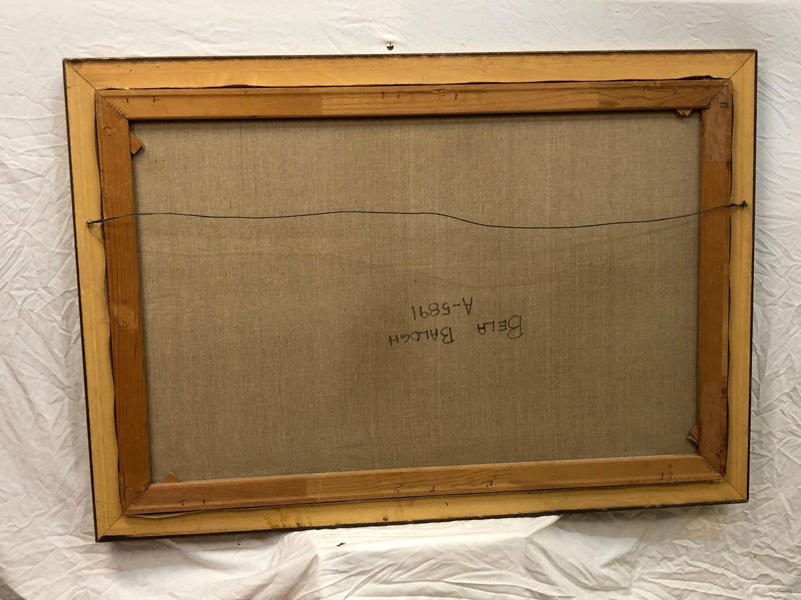 Early 20th Century **"Banquet of Beauty" by Bela Balogh "“ Original Signed Oil on Canvas - 2