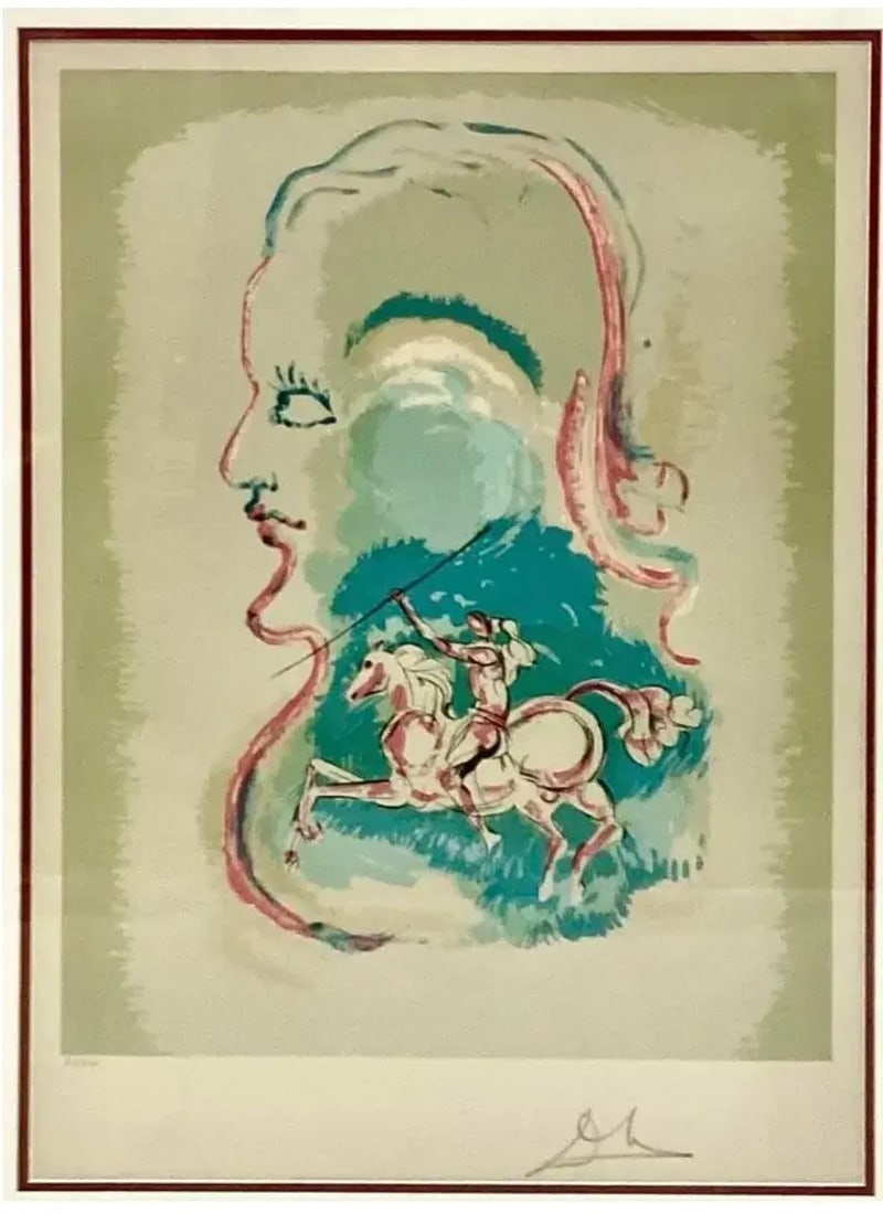 Salvador Dali "Dream of a Horseman" Lithograph - 2