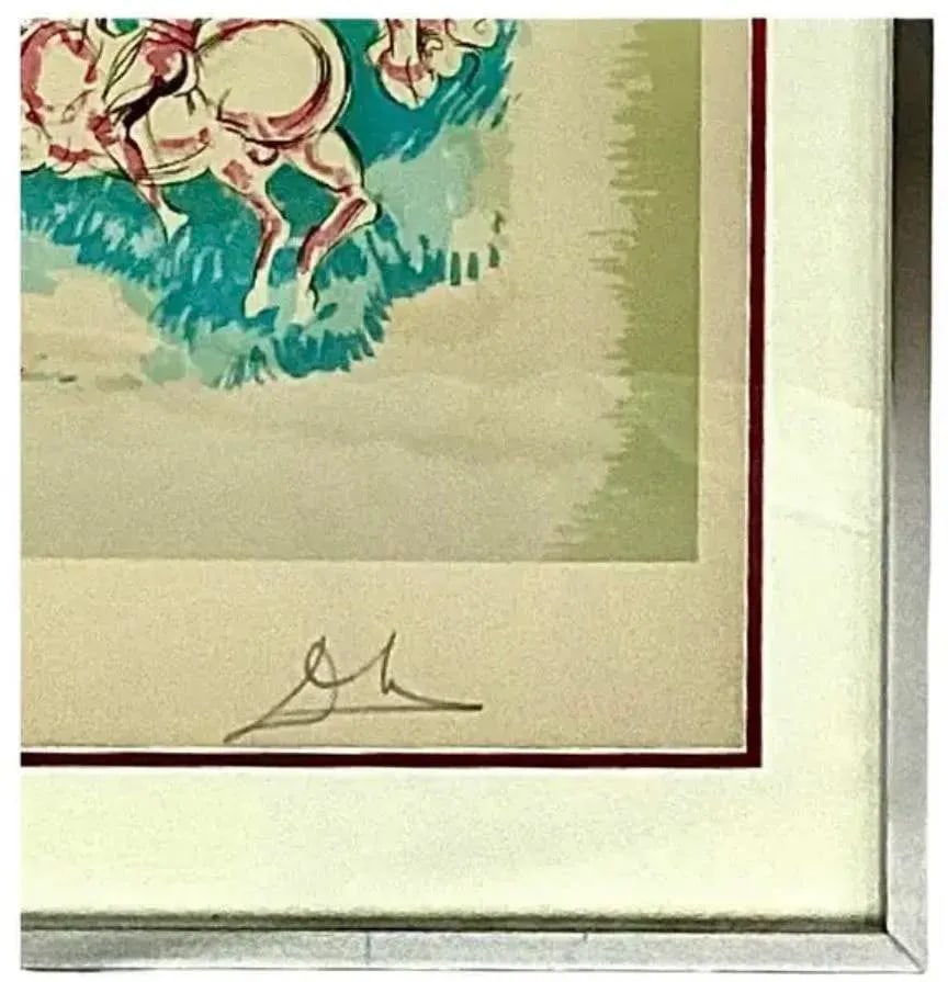 Salvador Dali "Dream of a Horseman" Lithograph - 5