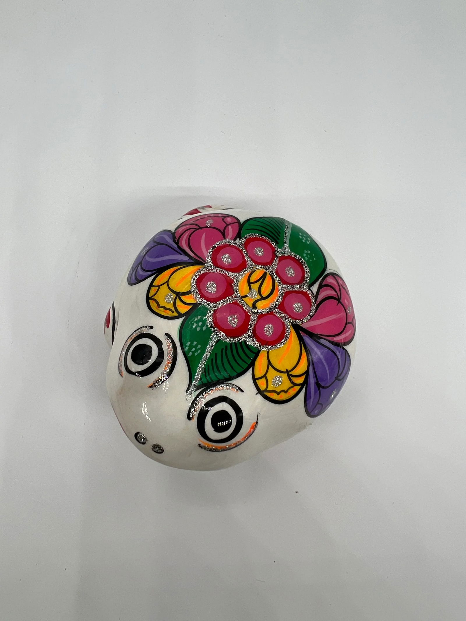 Terracotta Mexican Folk Art Frog Box - 2