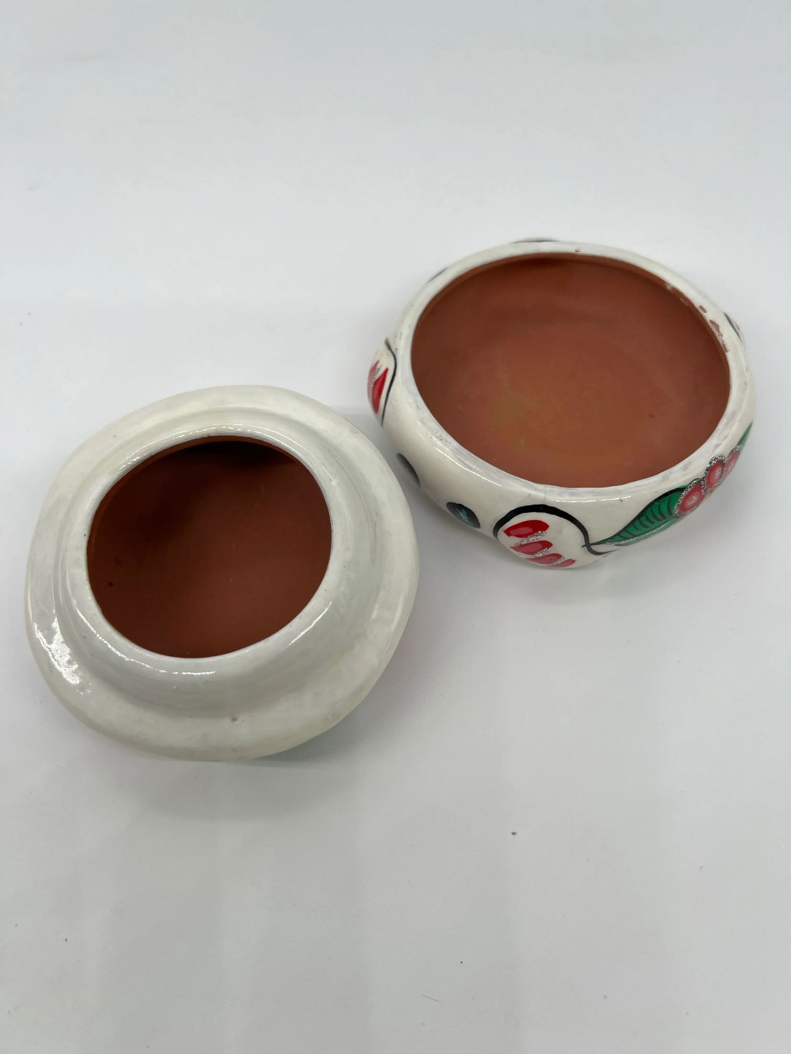 Terracotta Mexican Folk Art Frog Box - 8