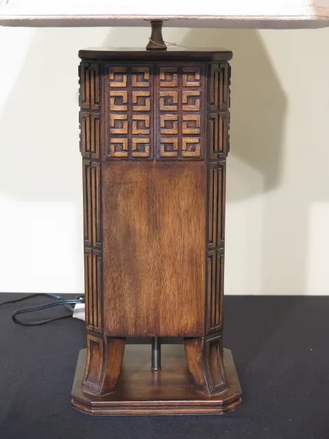 Wildwood Asian Inspired Table Lamp with Shade - 2