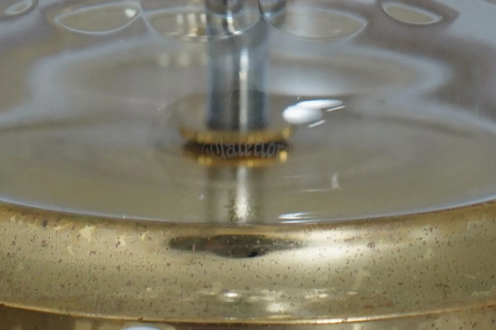 Waterford Crystal & Brass Table Lamp - 3