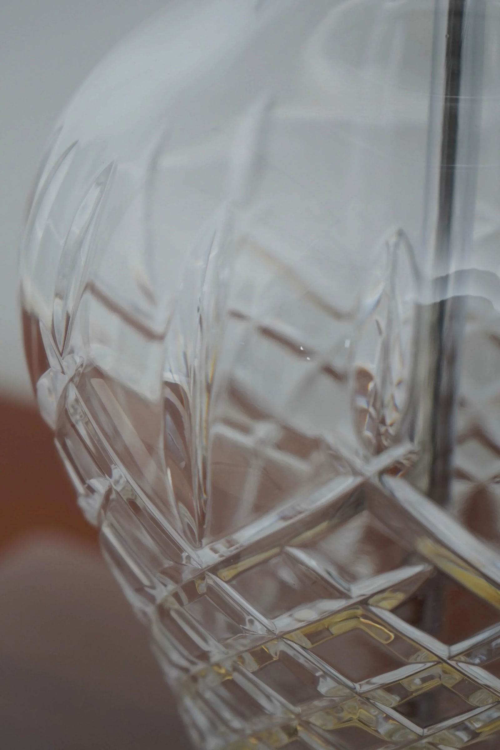 Waterford Crystal & Brass Table Lamp - 7