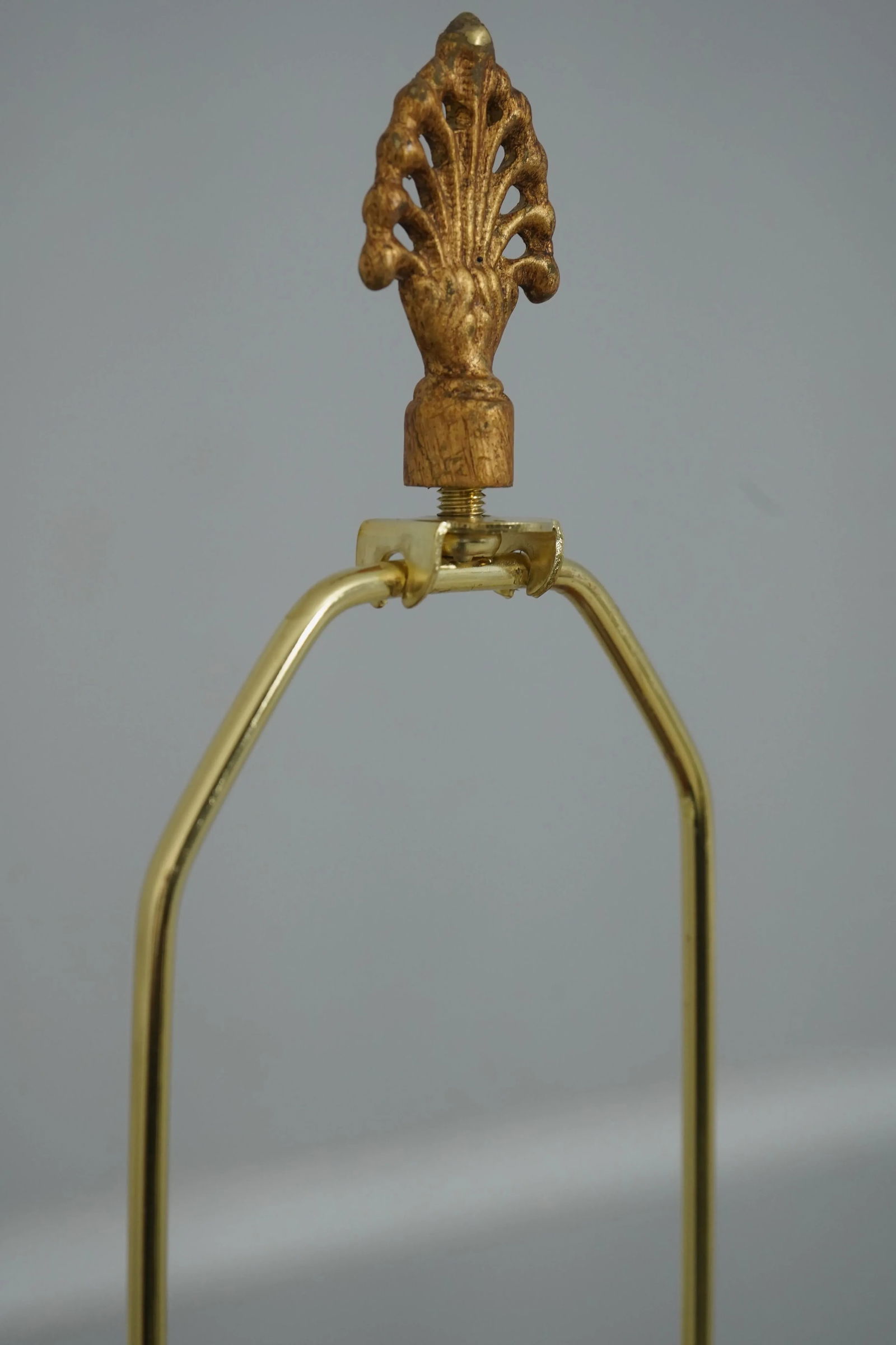 Waterford Crystal & Brass Table Lamp - 8