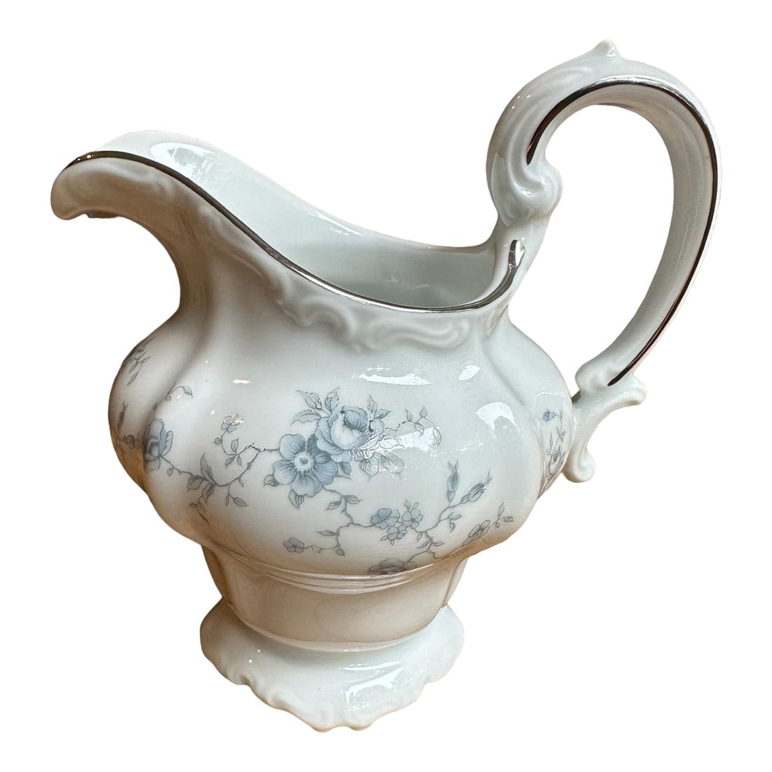 Johann Haviland Blue Garland Cream Pitcher (1 of 7)