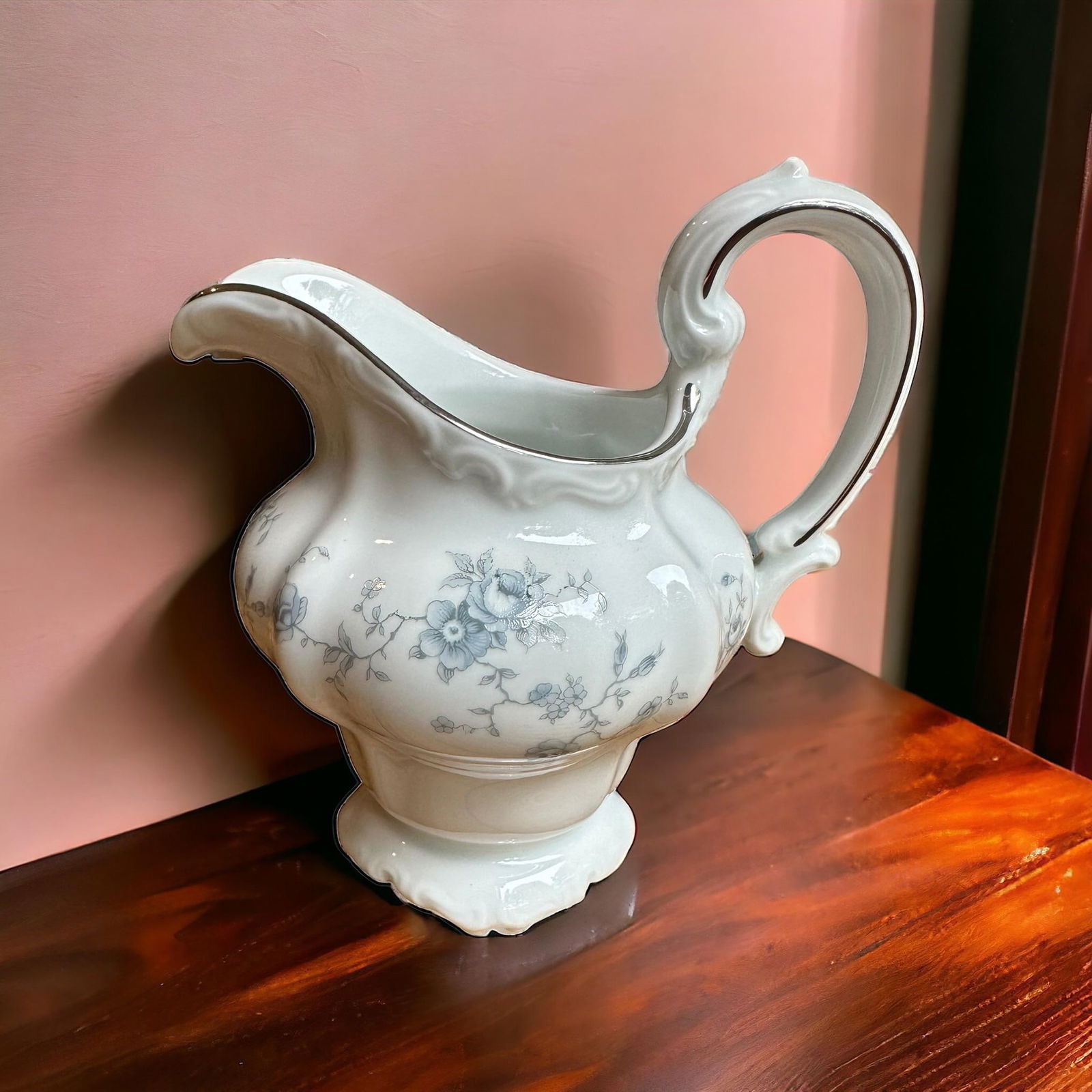 Johann Haviland Blue Garland Cream Pitcher - 2