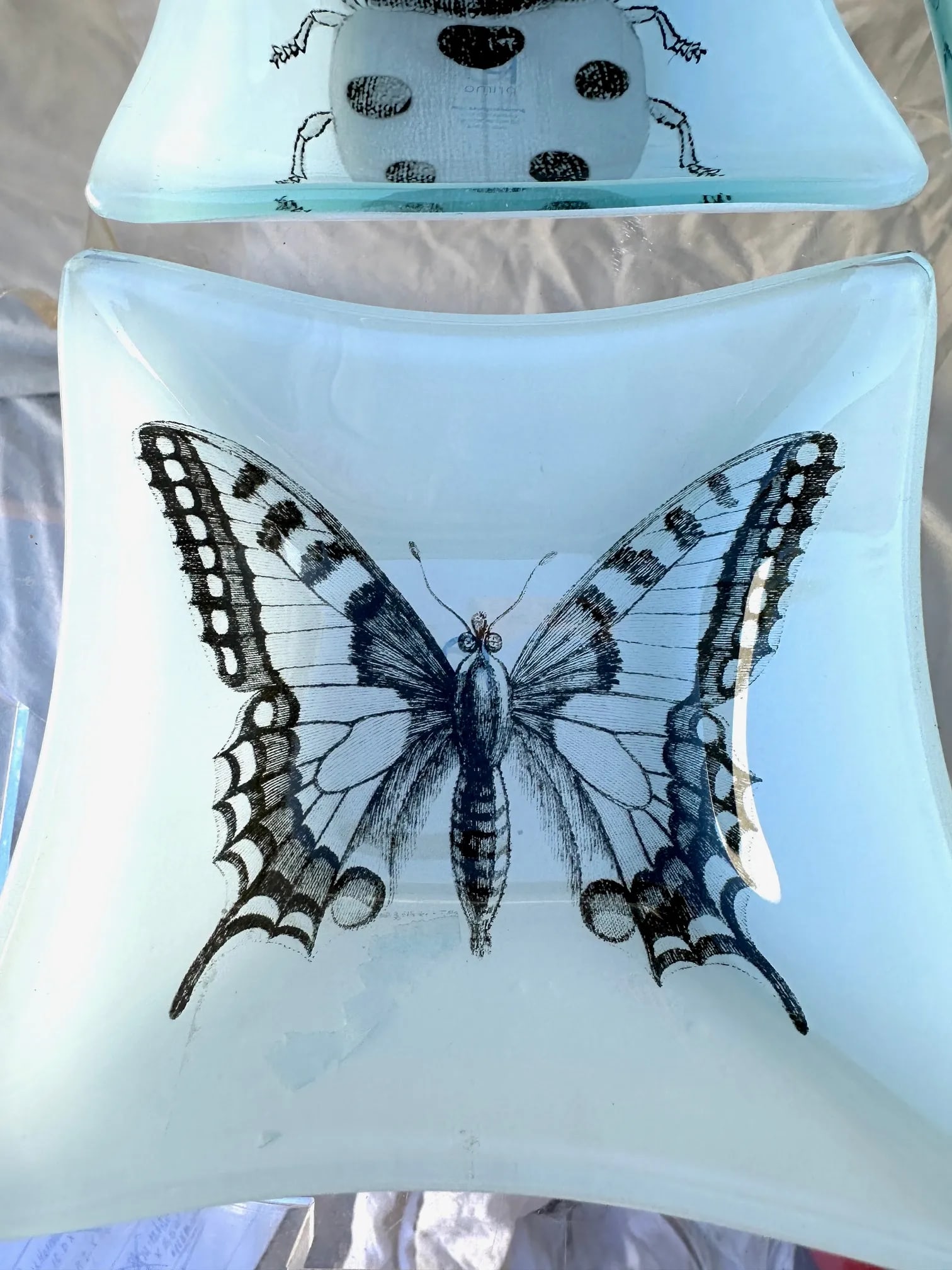 Set of 4 Glass Catchall Dishes - 3