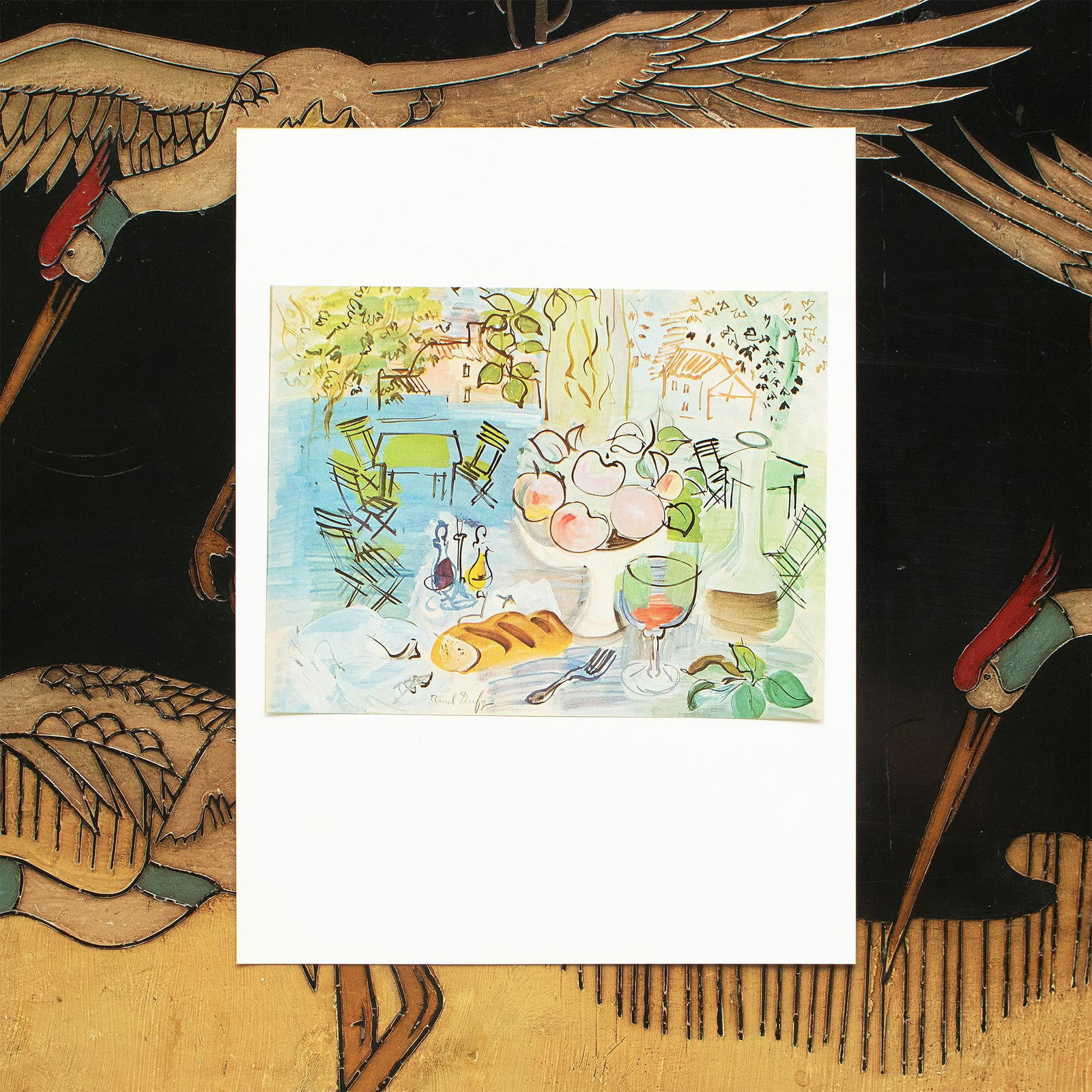 1970 After Raoul Dufy "Still Life", Full-Color Parisian Print - 3