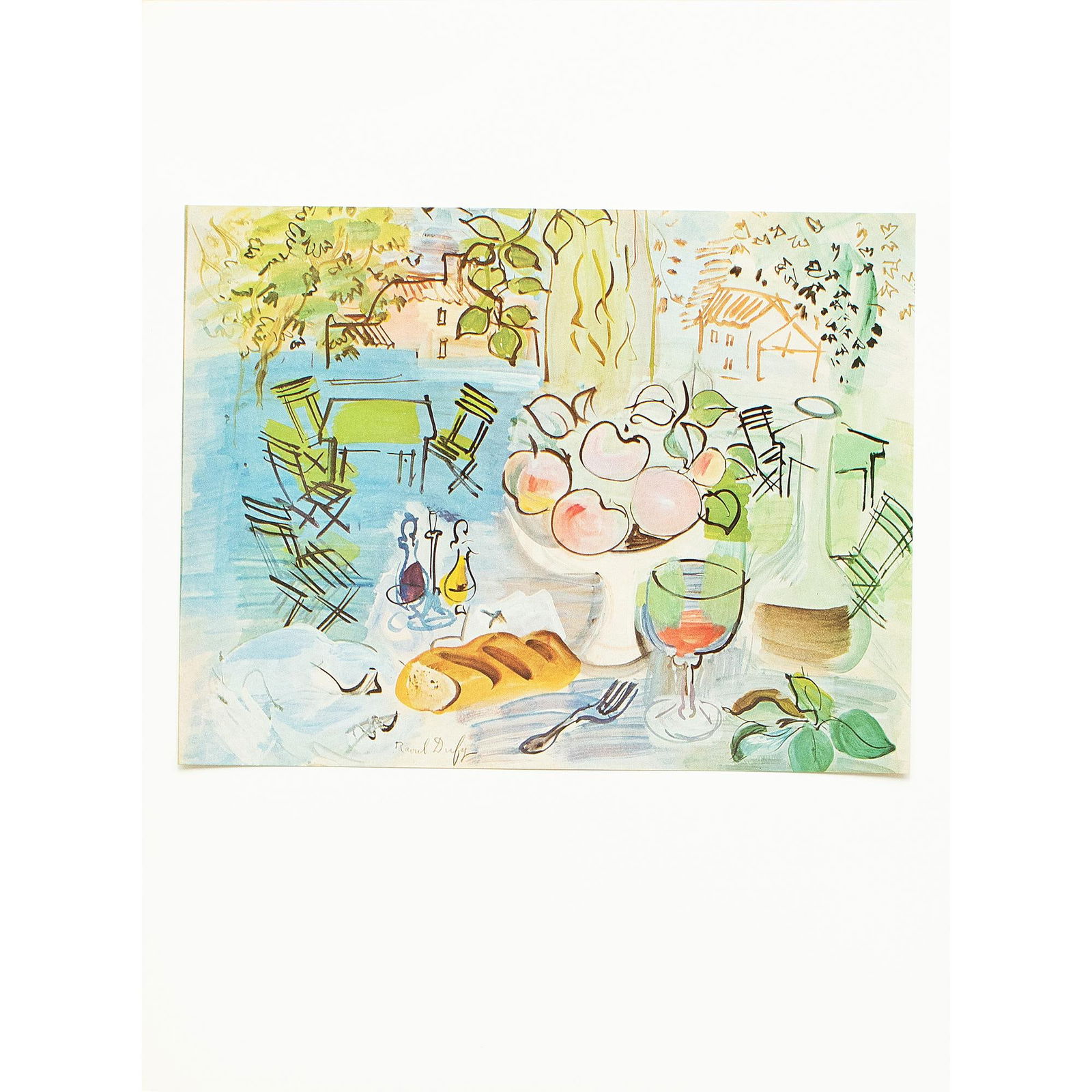 1970 After Raoul Dufy "Still Life", Full-Color Parisian Print - 6