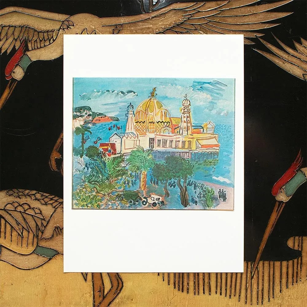 1970 After Raoul Dufy "The Casino of Nice", Full-Color Parisian Print - 3