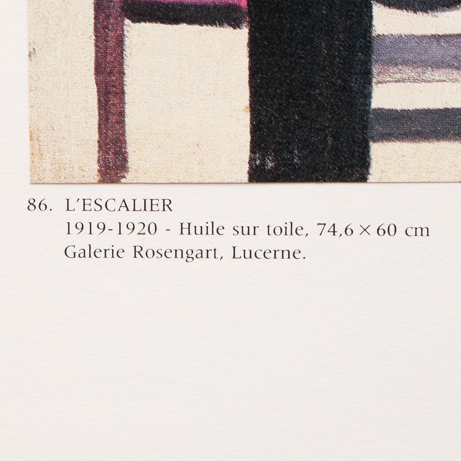 1990 After Fernand Leger "The Staircase (1919)", Full-Color Parisian Print - 5