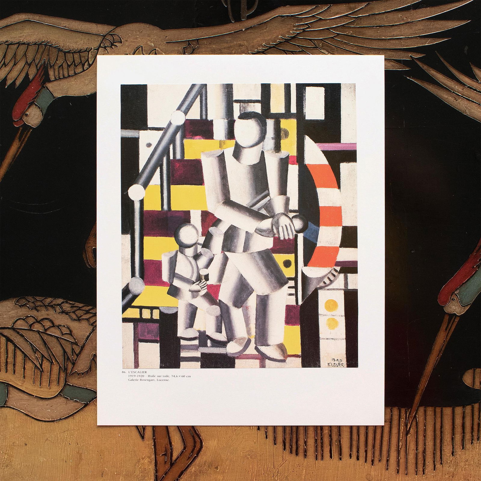 1990 After Fernand Leger "The Staircase (1919)", Full-Color Parisian Print - 6