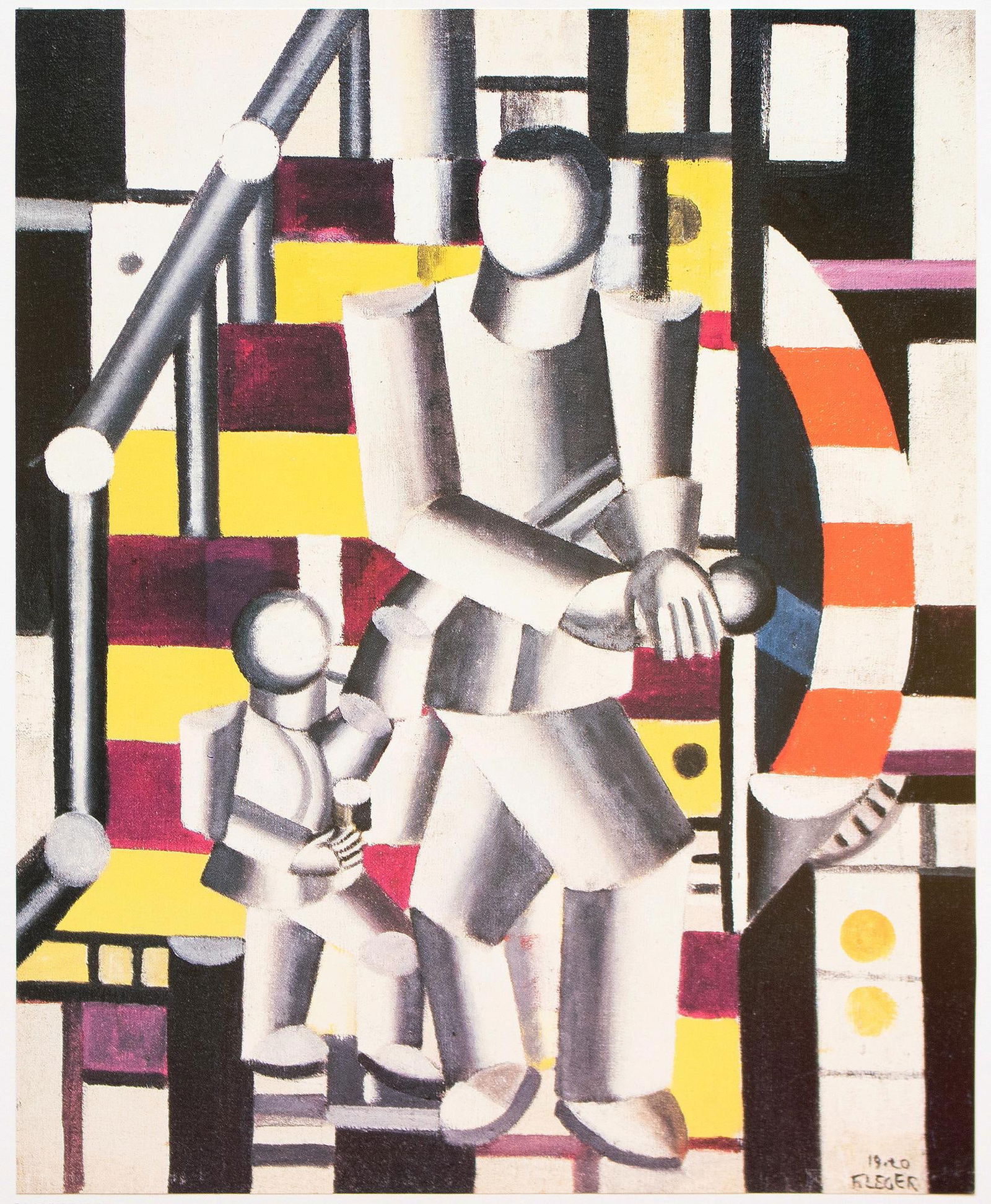 1990 After Fernand Leger "The Staircase (1919)", Full-Color Parisian Print - 8