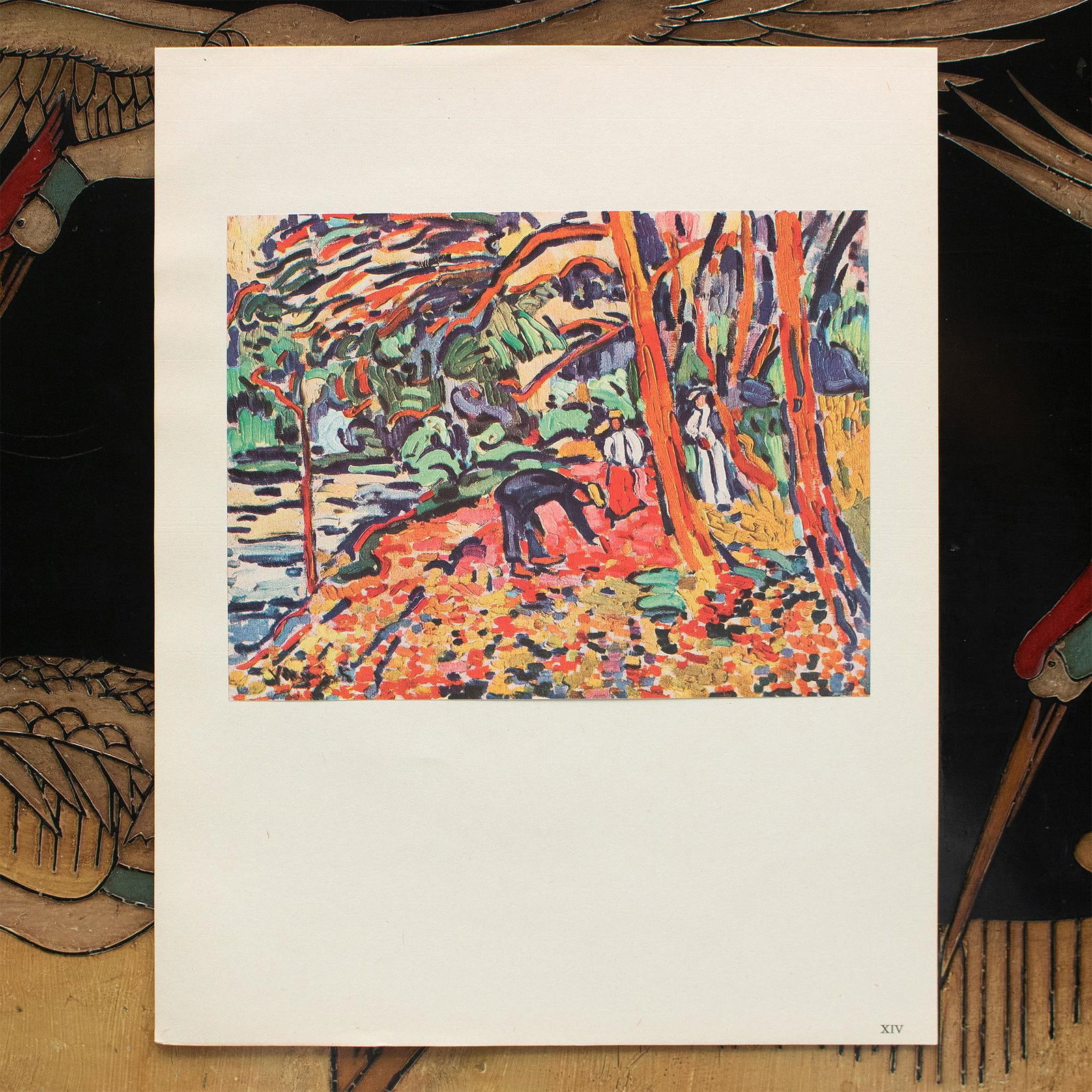 1950 After Maurice De Vlaminck "Landscape With Dead Wood", German Edition Offset Lithograph - 4