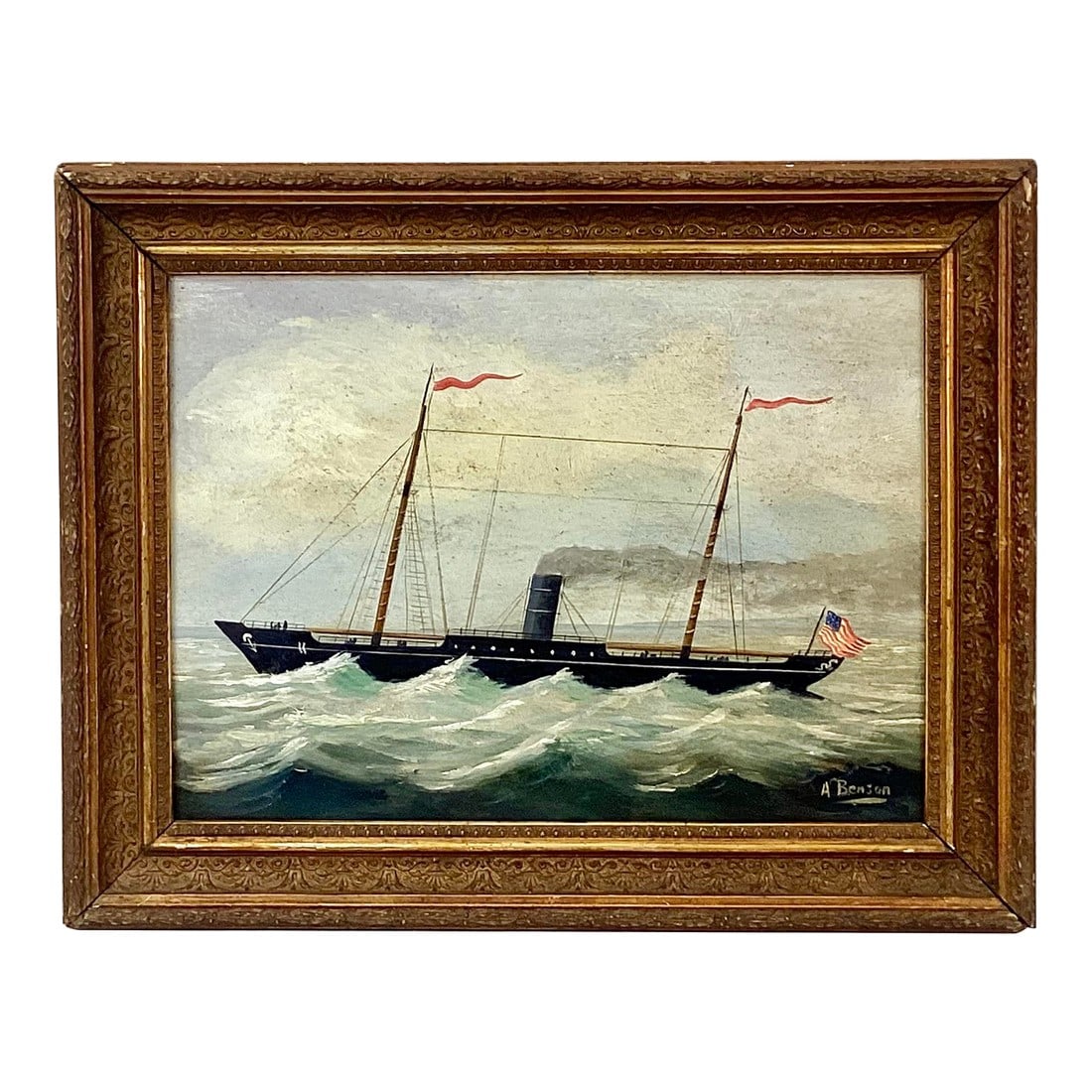 19th Century American School Nautical Painting (1 of 9)