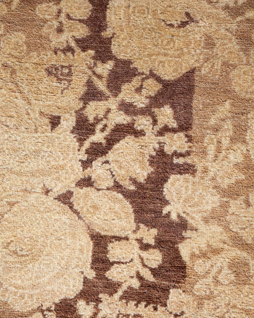 Mogul, One-of-a-Kind Hand-Knotted Area Rug - Brown, 4' 1" x 5' 10" - 3