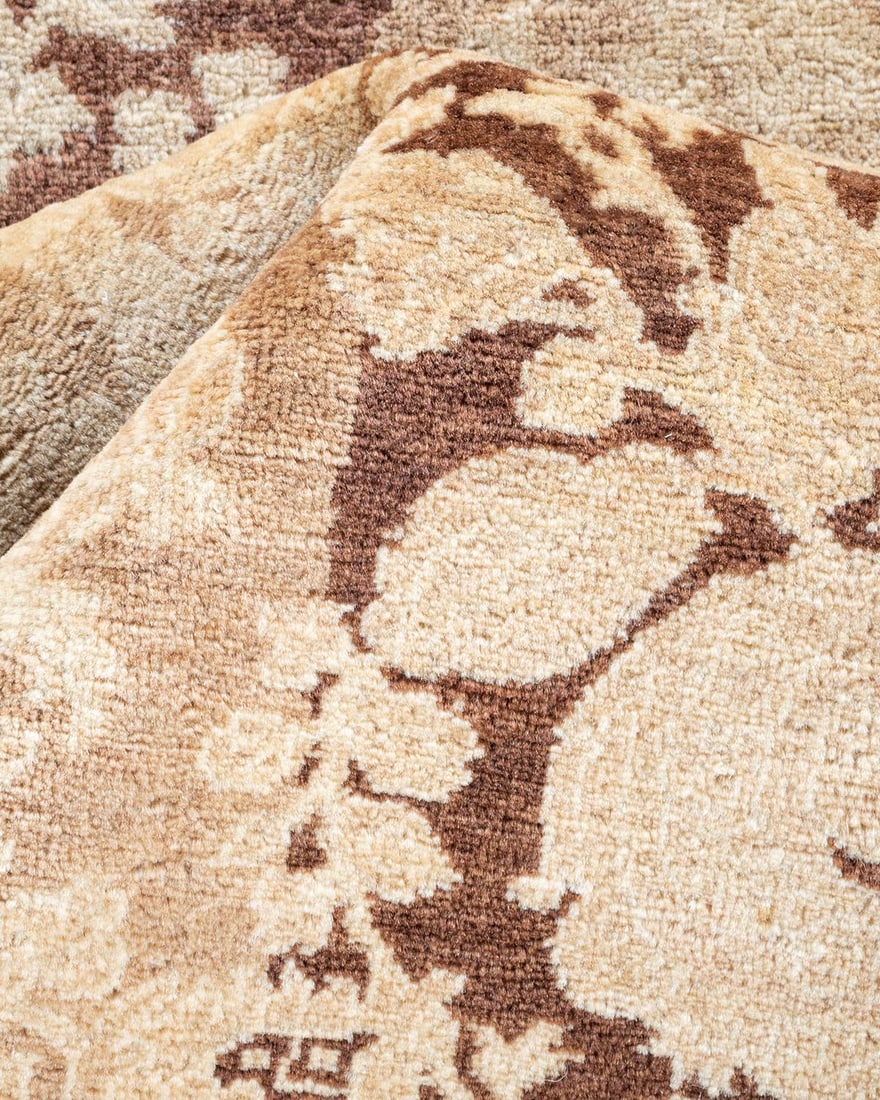 Mogul, One-of-a-Kind Hand-Knotted Area Rug - Brown, 4' 1" x 5' 10" - 7