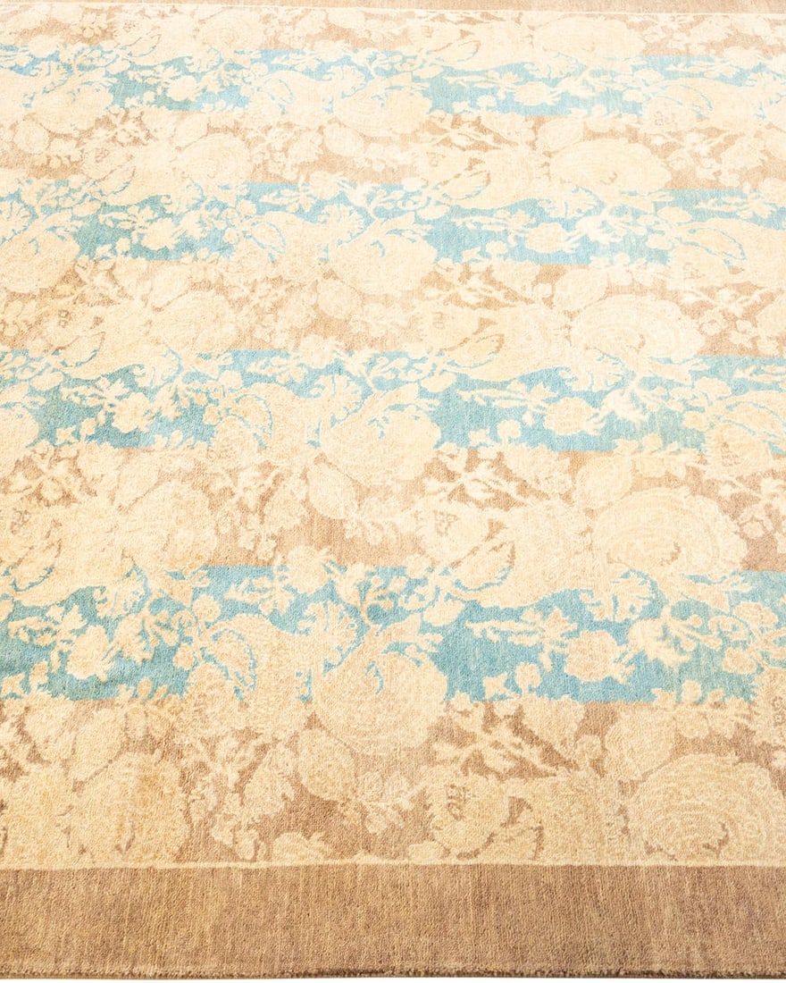 Mogul, One-of-a-Kind Hand-Knotted Area Rug - Brown, 4' 2" x 6' 1" - 4