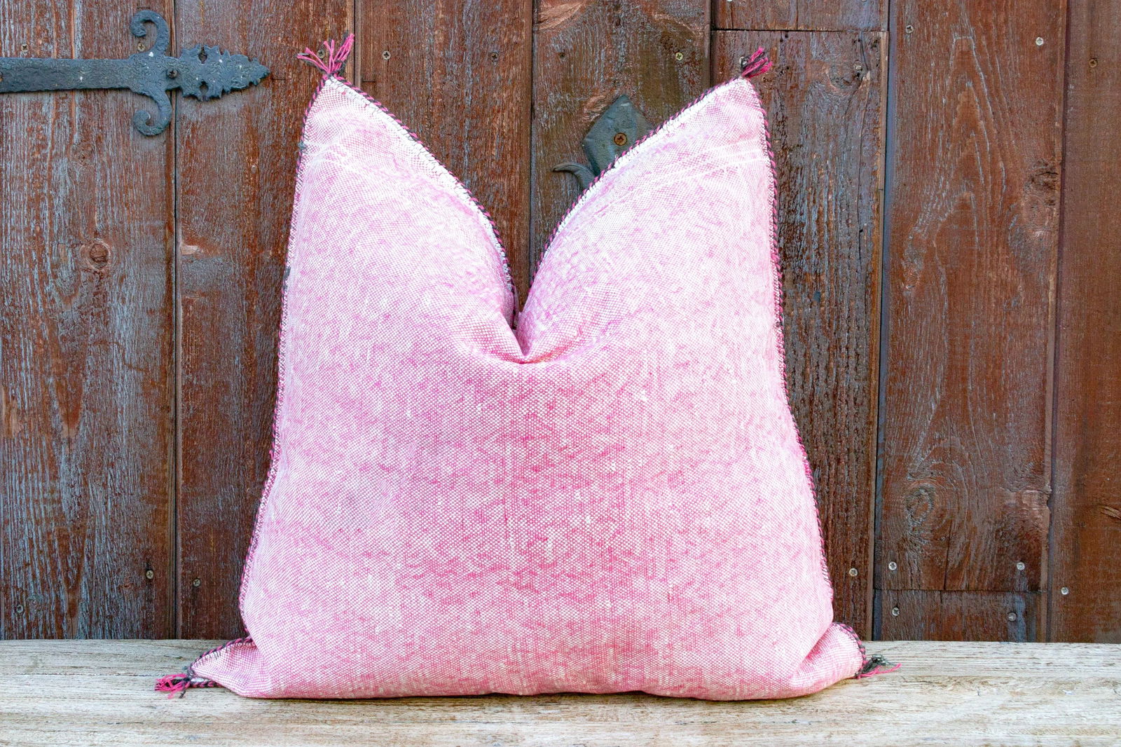 Sonia Large Square Moroccan Silk Rug Pillow - 6